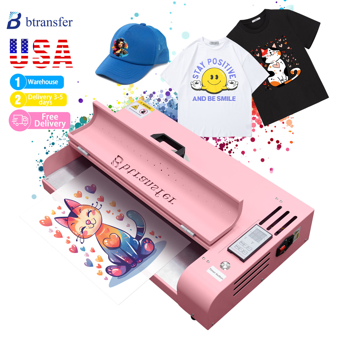 B btransfer New upgade Oven For DTF Printer