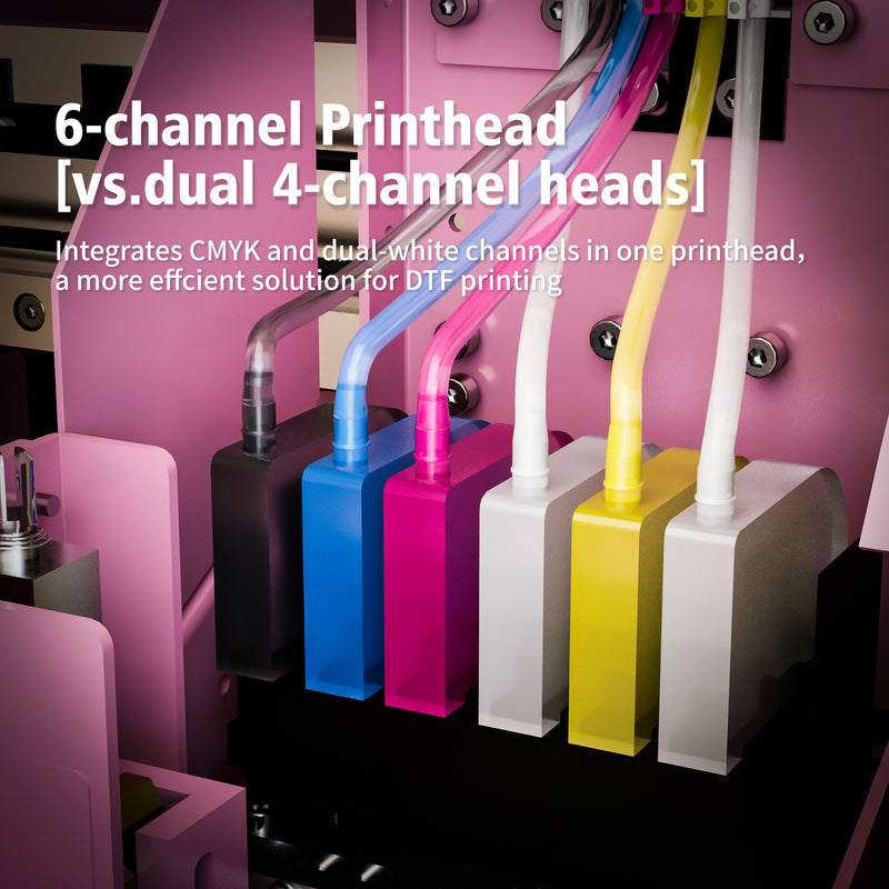 B btransfer A3 M1630 Pro DTF Printer Bundle(Carton Packaging):A3 Xp600 DTF Printing Machine ,Auto Film Cutter & Anti-Clog System,White Ink Circulation For T-shirt Printing(Printer+Laptop+Consumable) - Feature 3