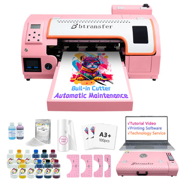 B btransfer M1630 pro, 13 inch less maintenance DTF Printer with film cutting.  Free shipping