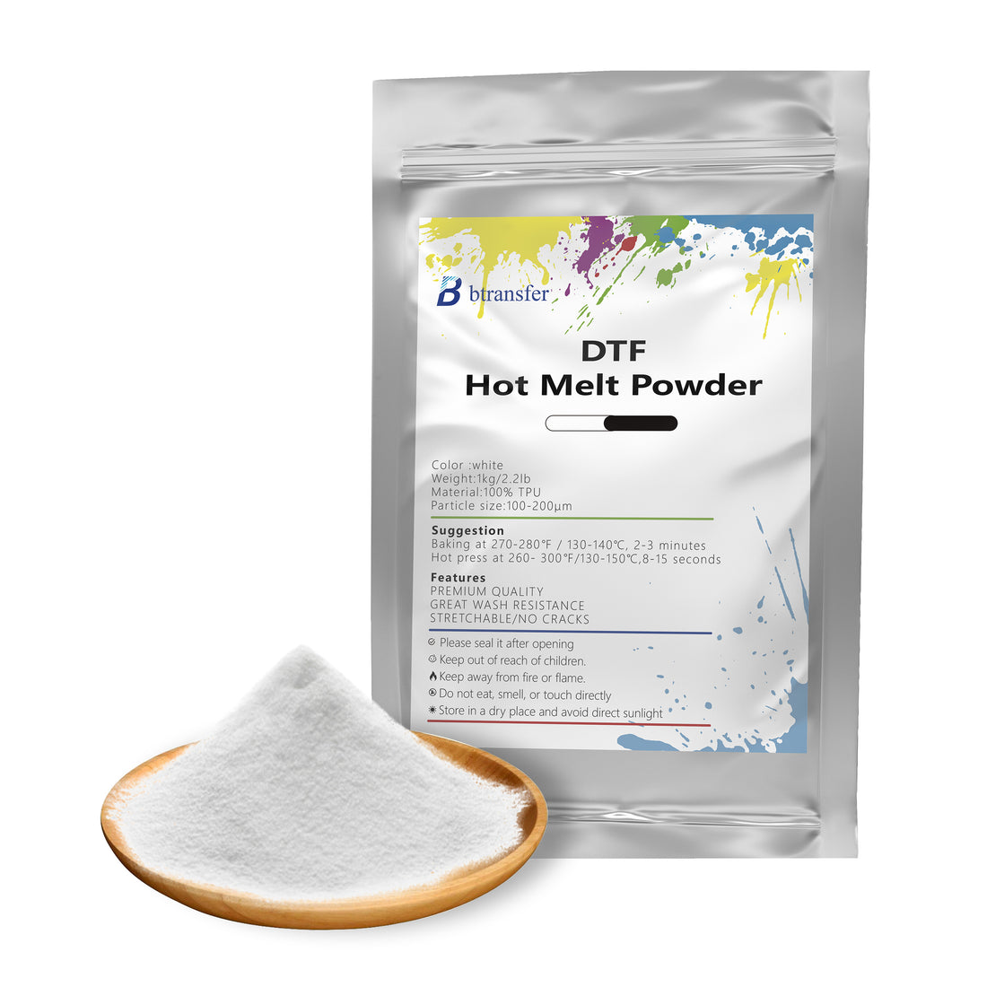 B btransfer Direct to Transfer Film Powder,1000g per bag