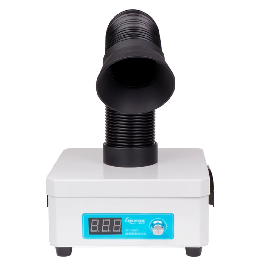 B btransfer Powerful Desktop Smoke Absorber, Suction with HEP & Carbon Filter, Pre-Attached Hose for dtf Printing