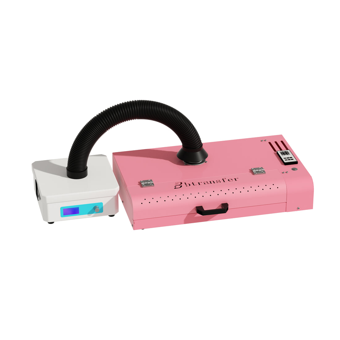 B btransfer Powerful Desktop Smoke Absorber, Suction with HEP & Carbon Filter, Pre-Attached Hose for dtf Printing