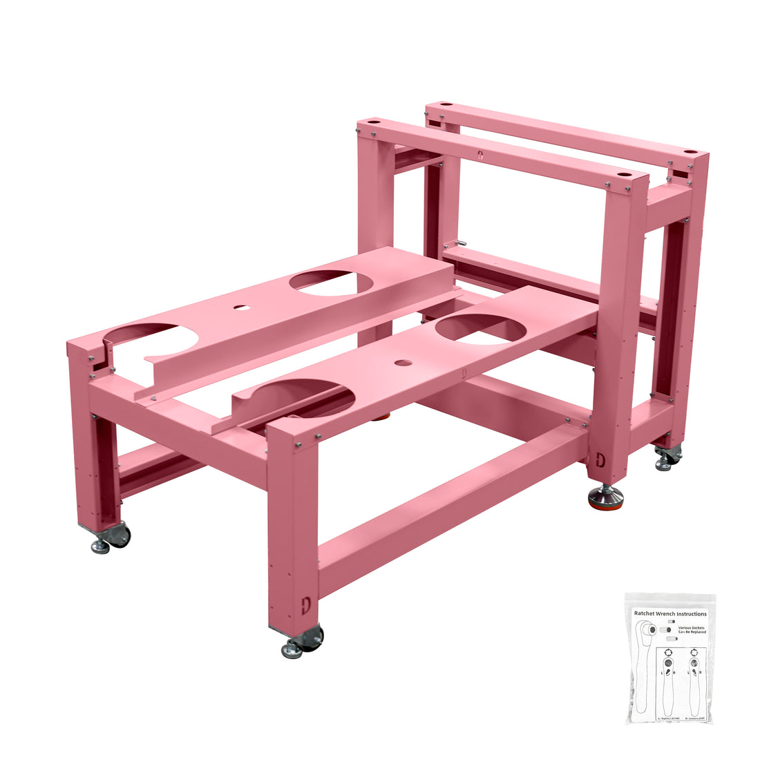 A3 M1630 Pro DTF Workstation: Space-Saving Stand for DTF Printer & Dryer/Shaker | Heavy Duty Metal Frame | Anti-Shake Stability