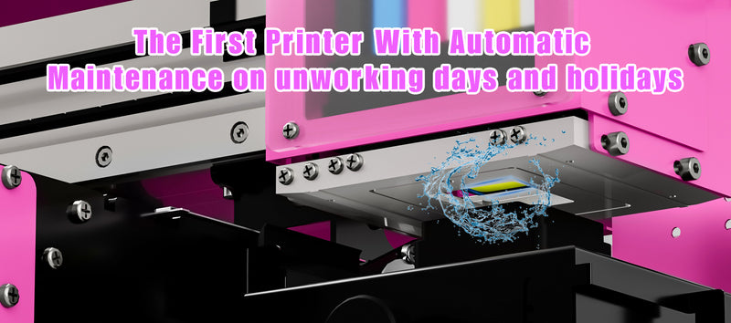 B btransfer A3 M1630 Pro DTF Printer Bundle(Carton Packaging):A3 Xp600 DTF Printing Machine ,Auto Film Cutter & Anti-Clog System,White Ink Circulation For T-shirt Printing(Printer+Laptop+Consumable) - Feature 1