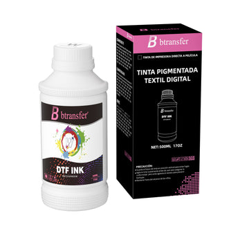 B btransfer Premium Direct to Transfer Film Ink 500ml for M1630 Pro DTF Printers,Clog-Resistant Formula,Refill for DTF Printer with printhead