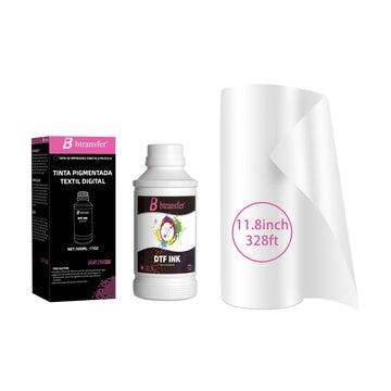 500ml white ink & 11.8 Inch x 328 FT Roll Film