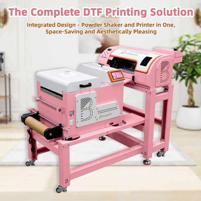 USA warehouse -M1630 pro A3 pink DTF printer with powder shaker - Feature 1