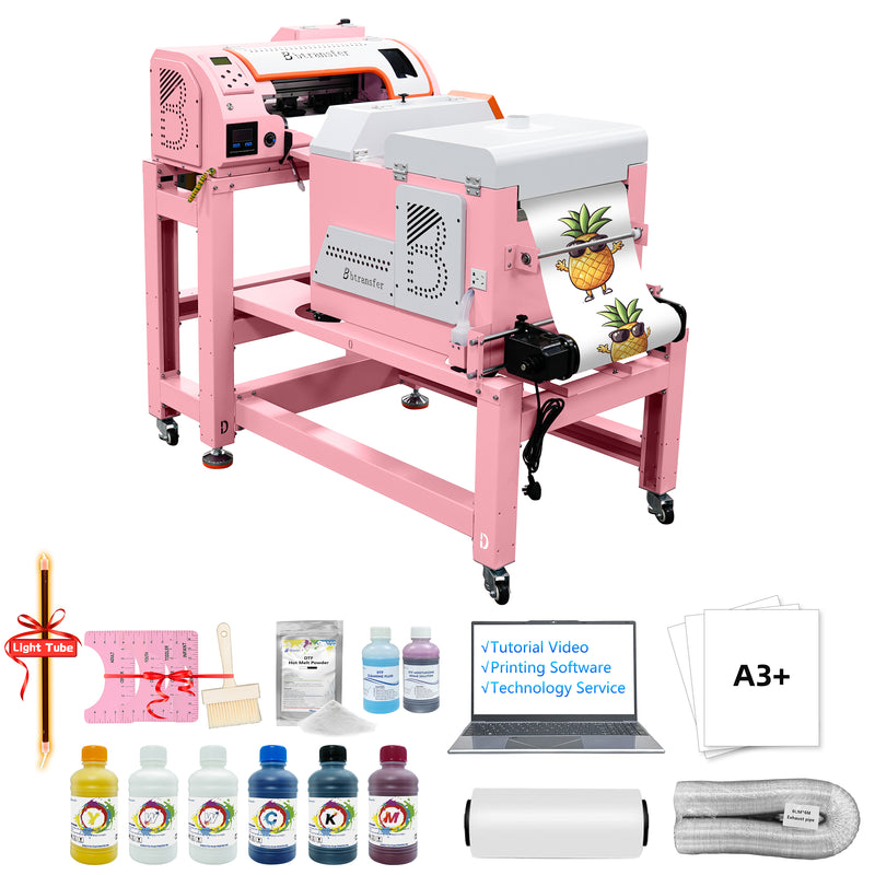 A3 M1630 Pro DTF Workstation: Space-Saving Stand for DTF Printer & Dryer/Shaker | Heavy Duty Metal Frame | Anti-Shake Stability - Feature 4