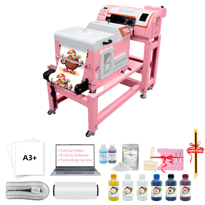 A3 M1630 Pro DTF Workstation: Space-Saving Stand for DTF Printer & Dryer/Shaker | Heavy Duty Metal Frame | Anti-Shake Stability - Feature 2