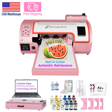 B btransfer M1630 pro Printer bundle 2：13 inch less maintenance DTF Printer with film cutting.  Free shipping