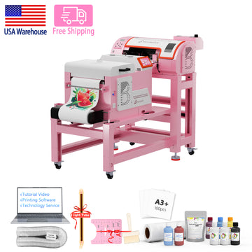 B btransfer All-in-One Printer A3 M1630 Pro Bundle: Auto-Maintenance Fully Automatic T-Shirt Printing System with Powder Shaker & Dryer,Ready to Earn（USA Warehouse & Free Shipping）