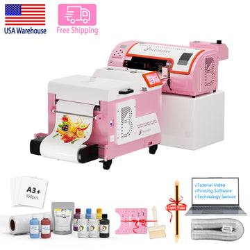 B btransfer M1630 pro Printer bundle 1：A3 pink DTF printer with powder shaker