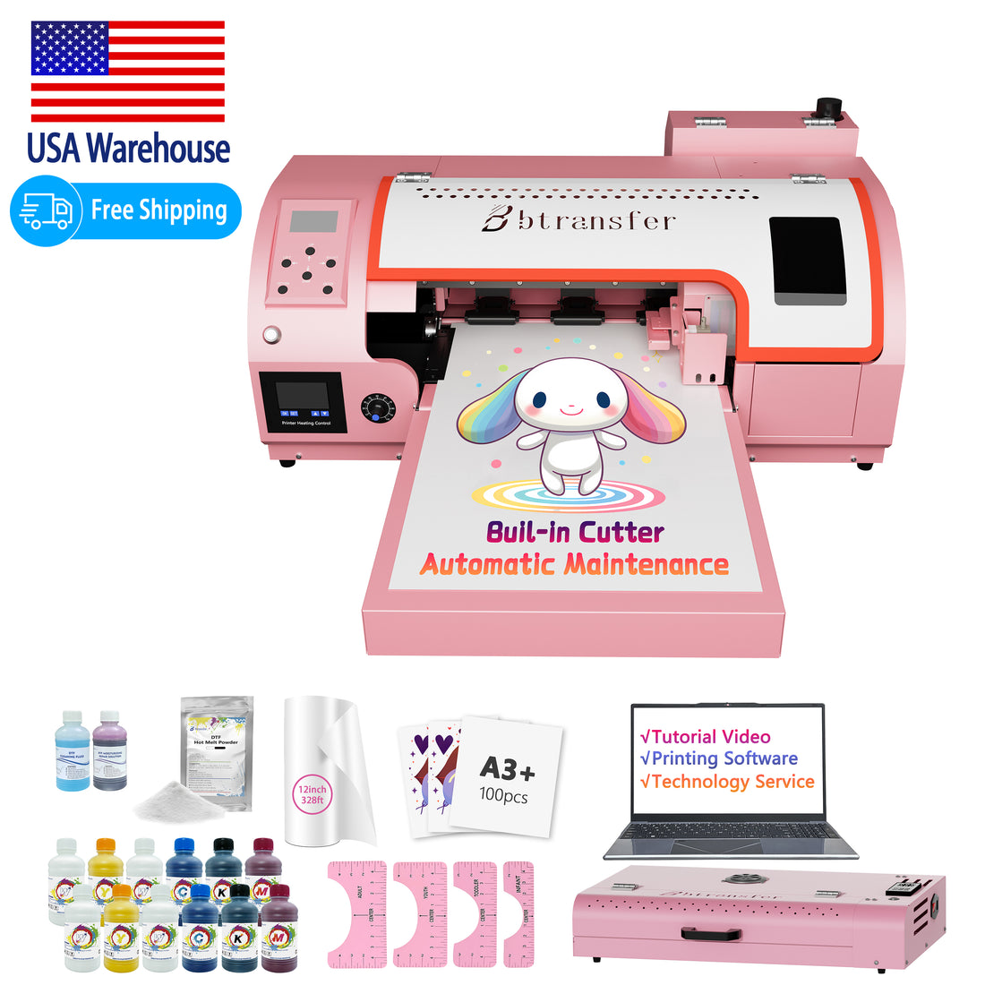 [Refurbished] B btransfer M1630 pro printer bundle,comes with laptop-Free Shipping